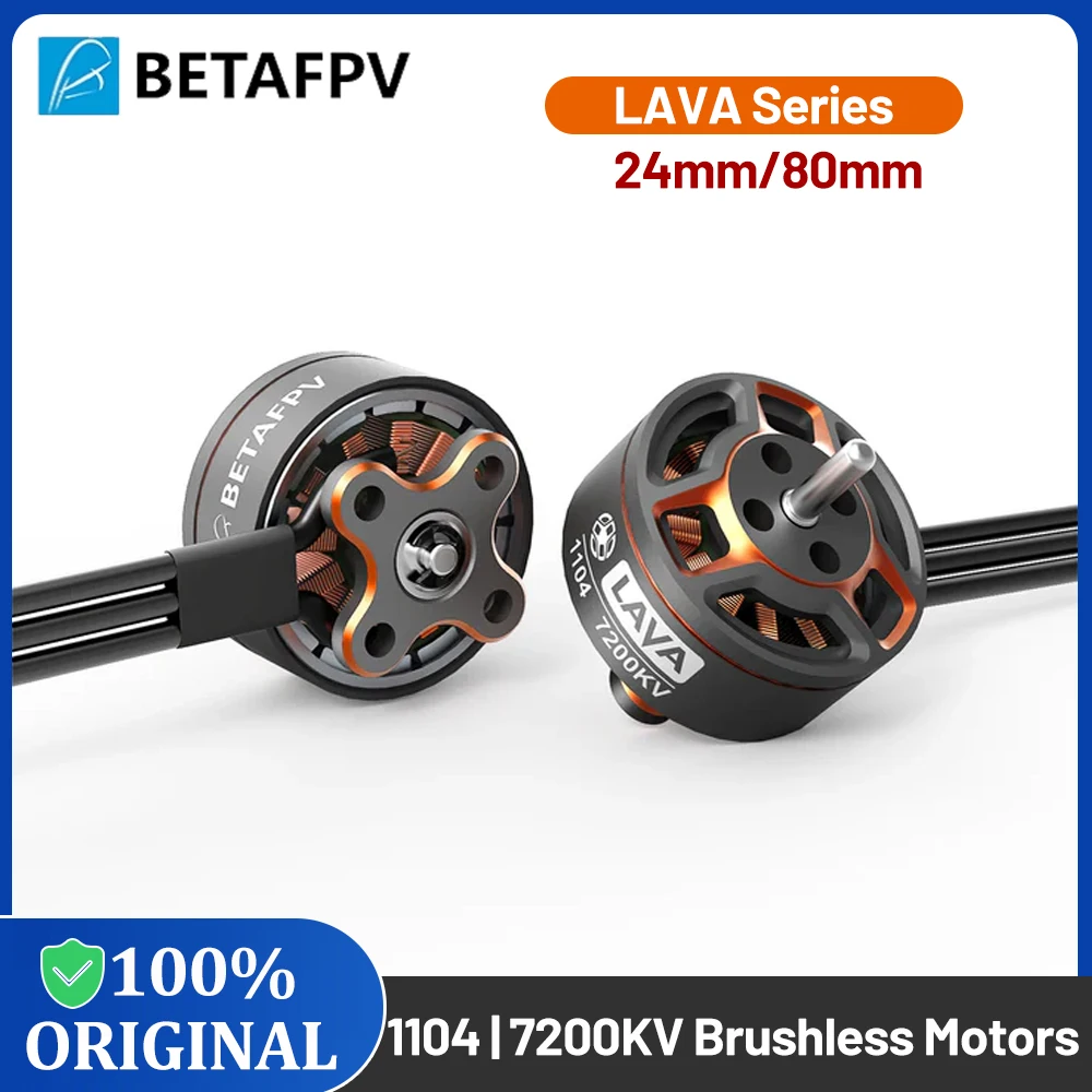 BETAFPV LAVA Series 1104 7200KV Brushless Motors 24mm/80mm 1.5mm Shaft for 2218 Propeller for Pavo20 Pro Bwhoop Quadcopter