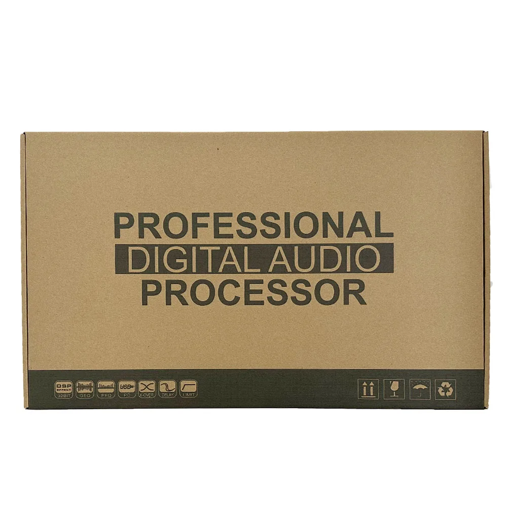 معالج الصوت الرقمي الاحترافي ، نظام إدارة مكبر الصوت ، رف محرك الأقراص ، 4 مدخلات ، 8 مخرجات ، DP48X