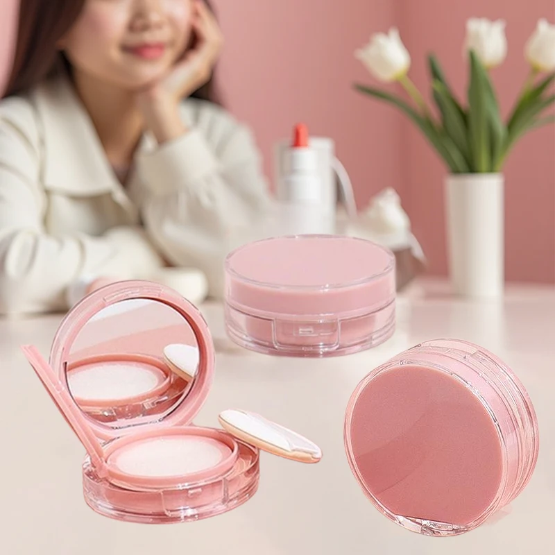 Mini Air Cushion DIY Box Empty Puff Casket With Mirror BB Cream Cosmetic Container With Sponge Foundation Makeup Case Skin Care