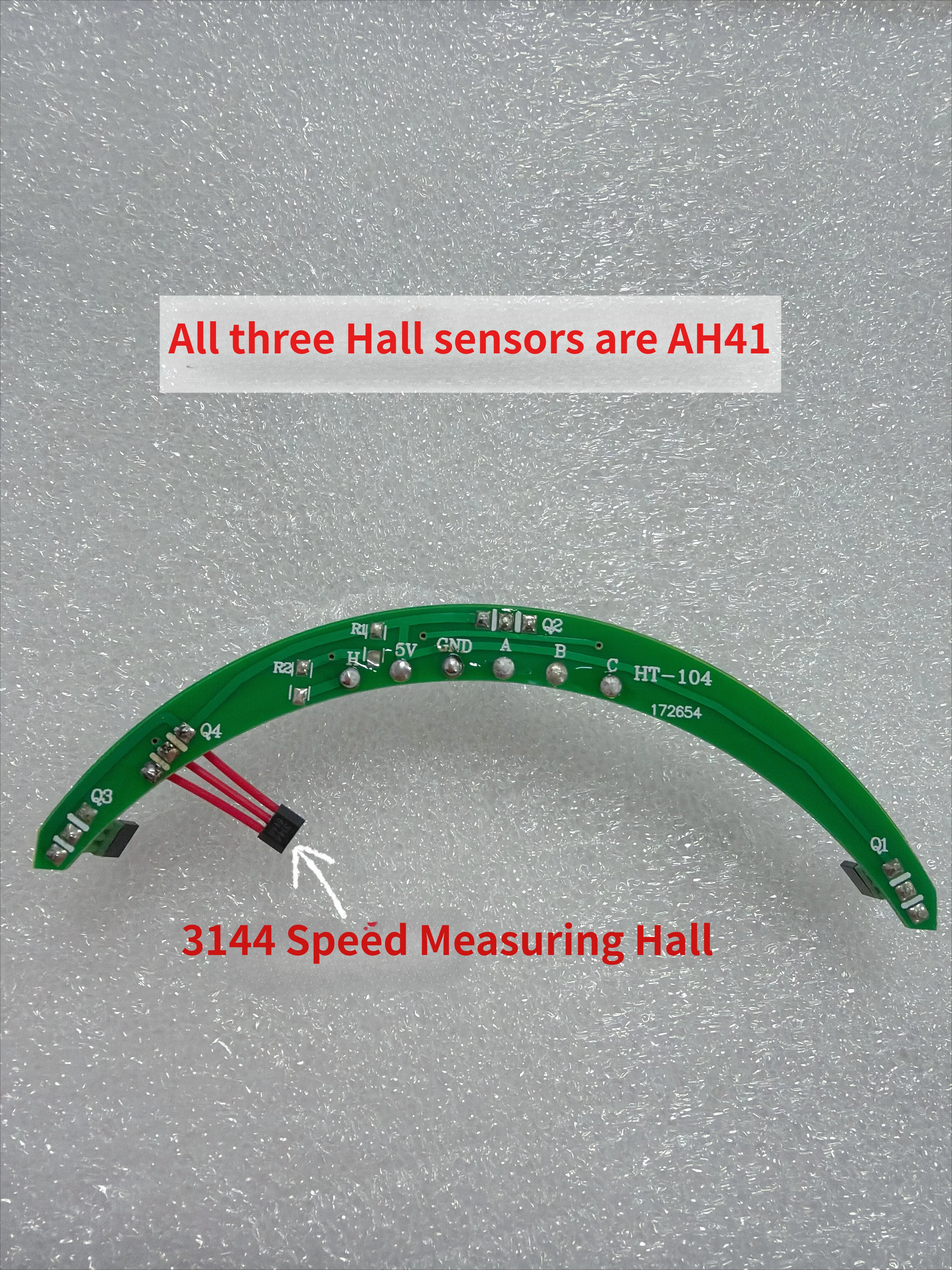 Motor Hall Sensor Board for 104 motors Hall for AH41 speed measurement Hall 3144 for electric vehicles