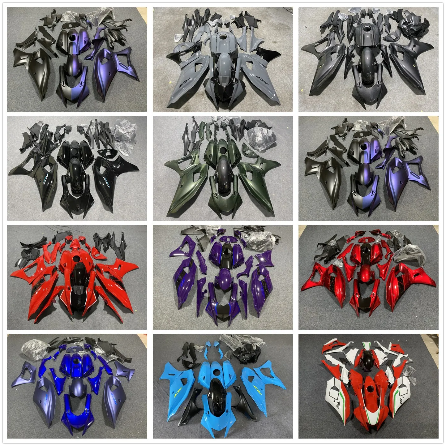 The motorcycle fairing kit is suitable for YZF-R7 2022 2023 2024 YZF700 22 23 24 body fairing motorcycle shells