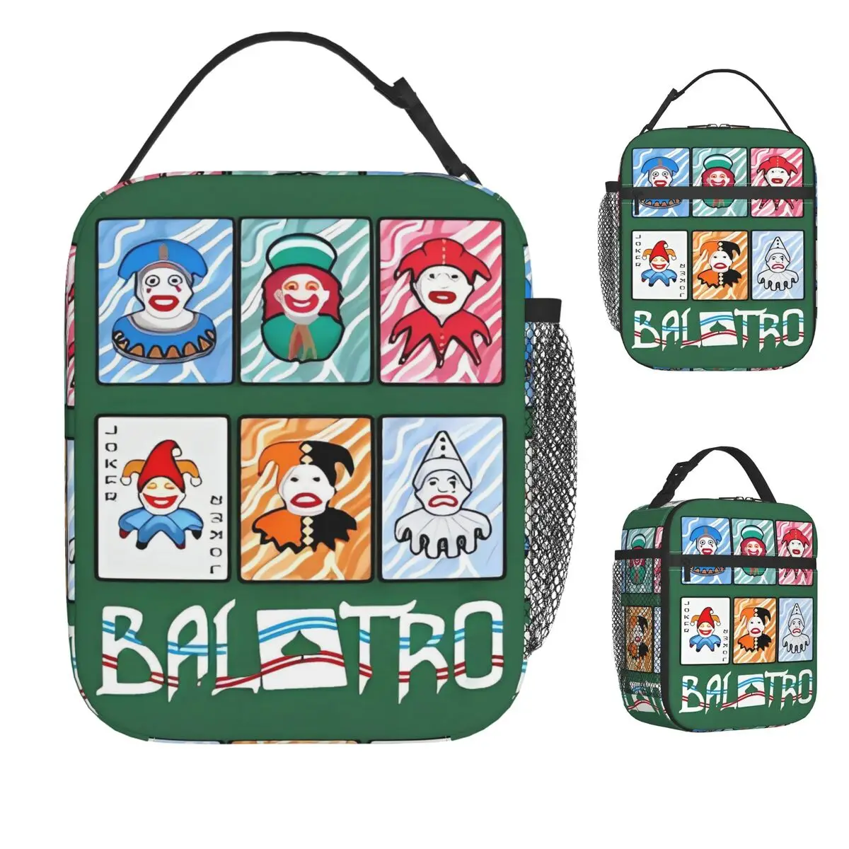 

Balatro Joker Cards Lunch Bag For Women Lunch Box Fun Office Cooler Bag Portable Insulated Oxford Thermal Lunch Bags