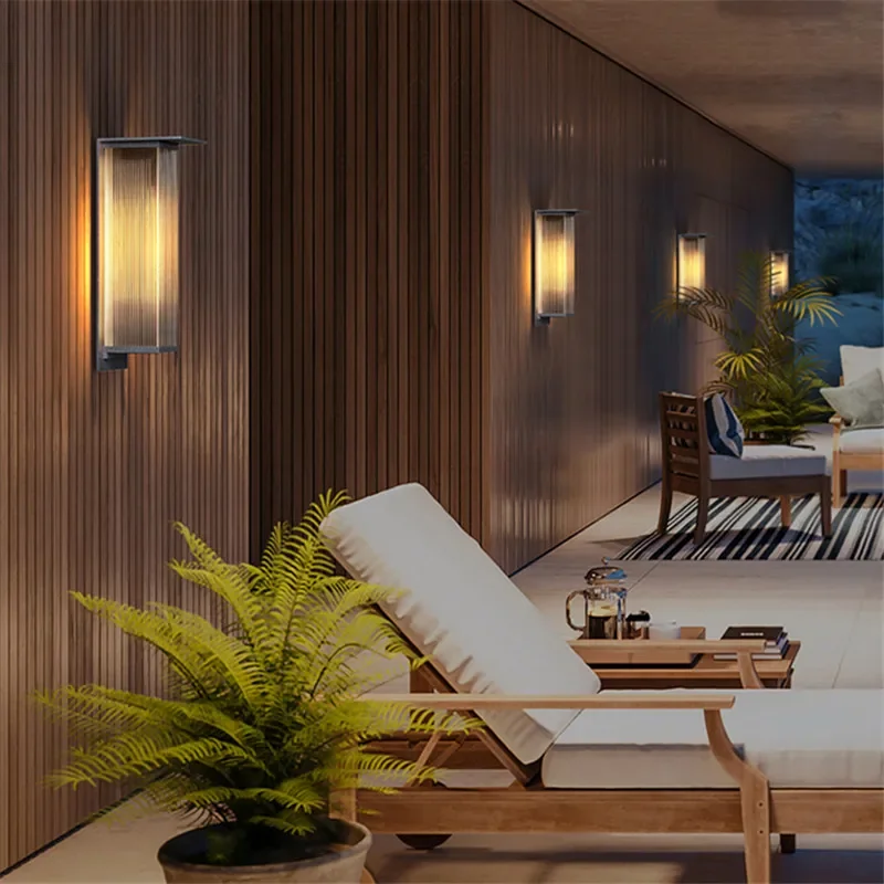 ALBERT Contemporary Solar Outdoor Waterproof Wall Lamps Simplicity Creative Balcony Hallway Courtyard Villa Gate Hotel