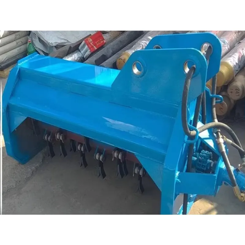 Excavator Modified Lawn Mower Slope Trimming Hydraulic Weeder Excavator Lawn Mower Branch Crusher
