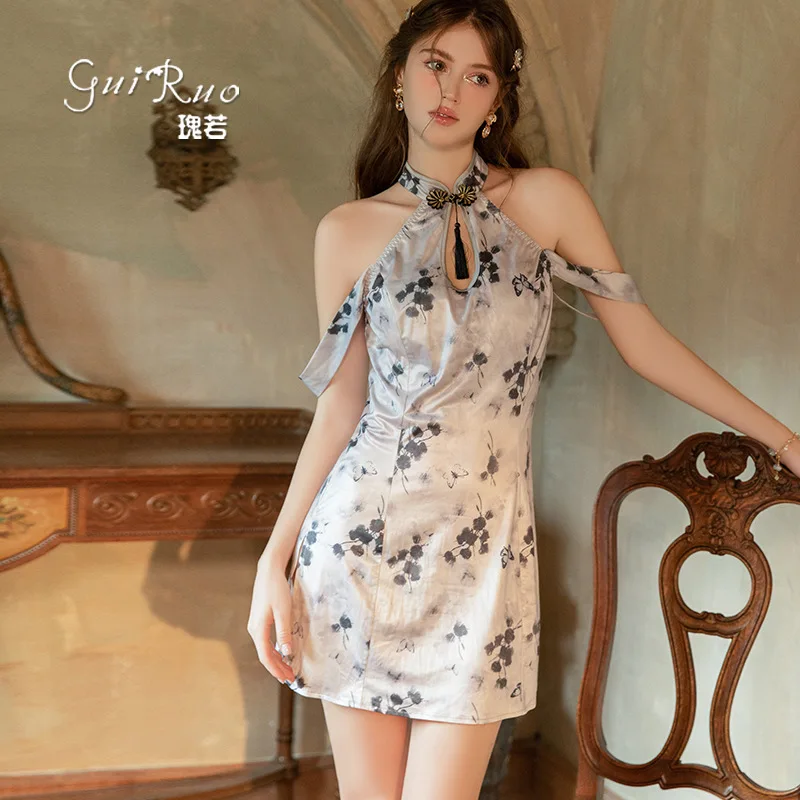 

Сексуальное боди-платье с цветочным узором, корсетом на косточках, с подкладкой для груди, утягивающее, высококачественная женская одежда, ночная сорочка