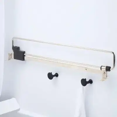 

1Set Adjustable Clothes Hanger Storage Rack Exquisite Craftsmanship Convenient Organizer Clothes Hanger Rack