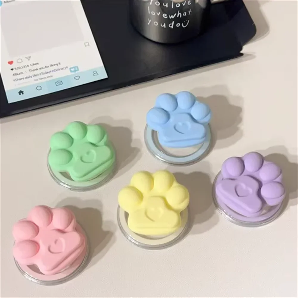 

Korea 3D Candy Colour Cute Strong Magnetic P-sockets Holder for Magsafe Griptok Foldable Stand Finger Bracket Case Accessories