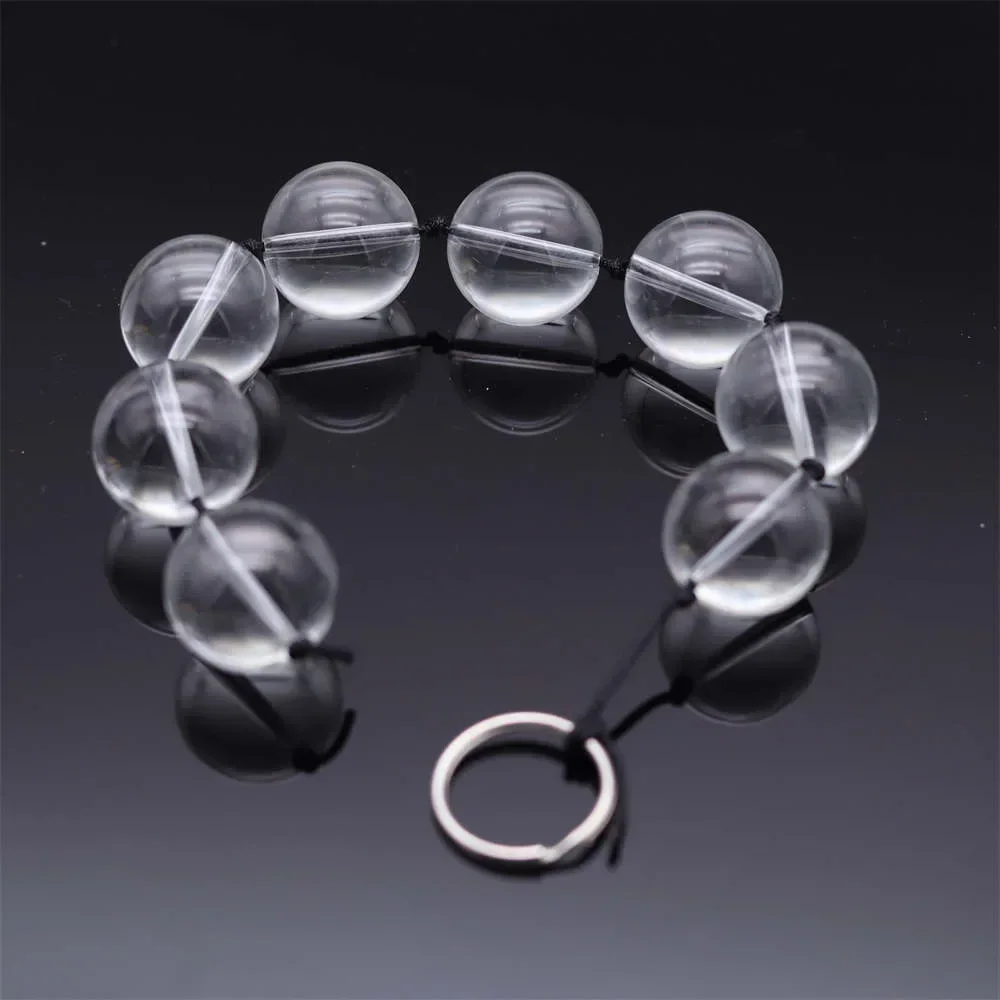Insert Vagina Glass Crystal Dildo Anal Plug Lesbian Vaginal Clitoral Stimulation Stick Smooth Sex Toy For Female Masturbation