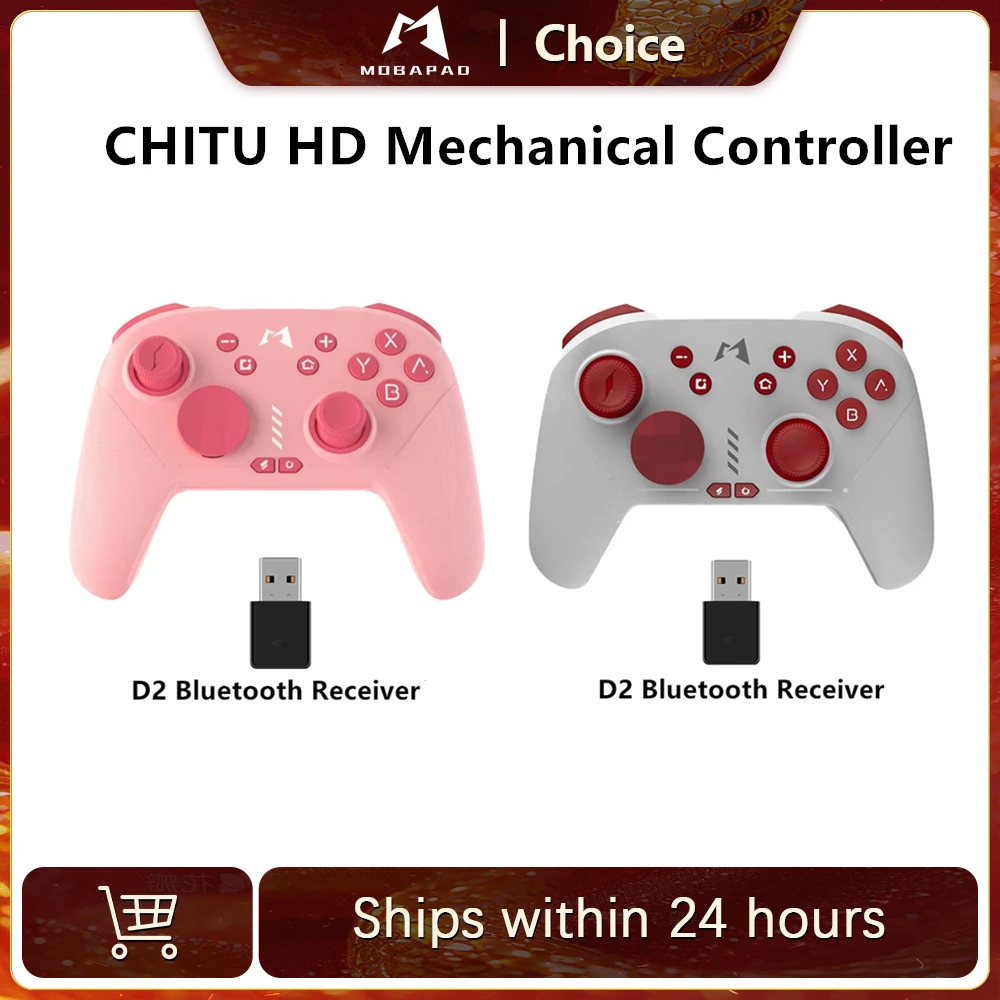 

MOBAPAD CHITU HD Mechanical Game Controller Wireless Gamepad with Joystick for Windows 10/11 Nintendo Switch PC Android iOS
