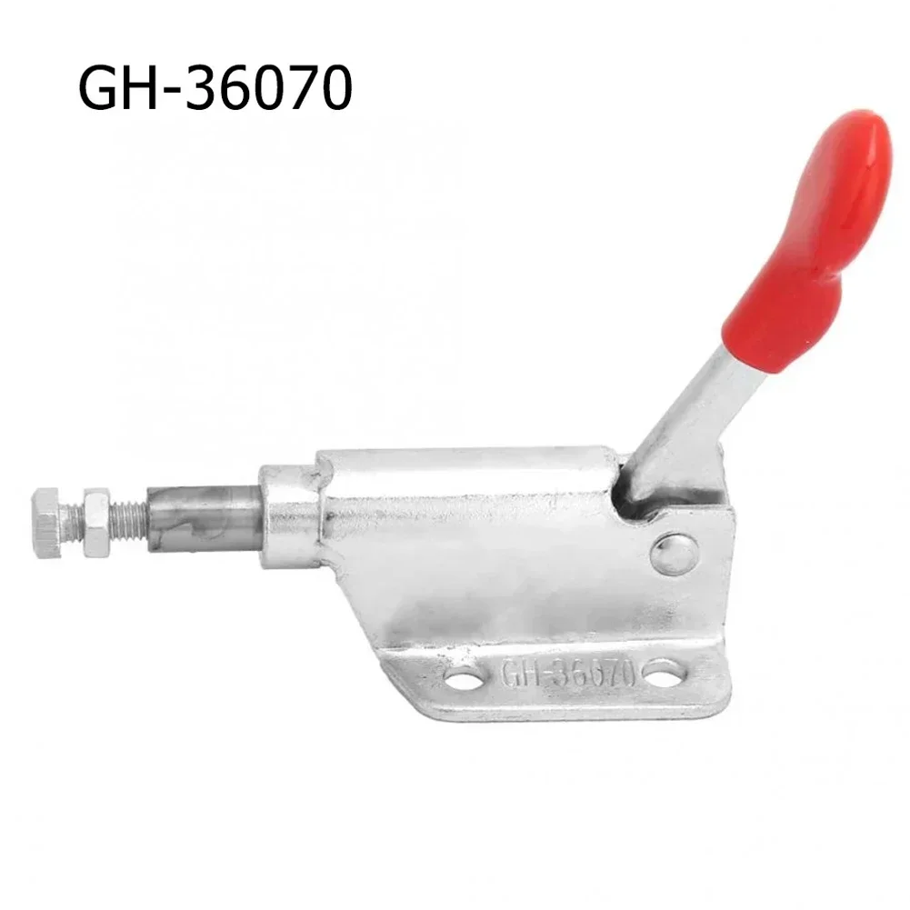 1pcs GH-36070 Latch Push Pull Joinery Metal Clamps Vise Heavy Duty 60kg Quick Release Jig Special Fixture Woodworking Hand Tool