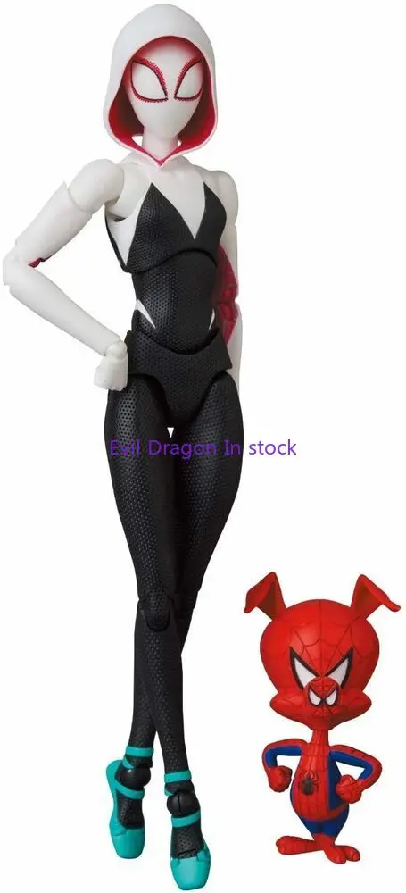 In Stock Medicom Toy MAFEX Maffex 134 No.134 SPIDER-GWEN Spider Gwen Reissue Action Figrue Anime Model Toys