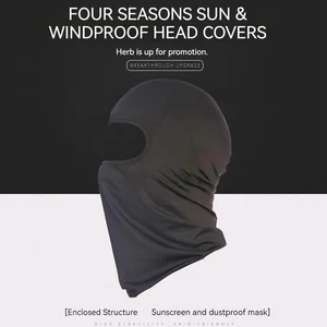 Jjyy-Sports Outdoors Balaclava, Windschutz-Gesichtsmaske, Milchseide Baumwolle Ninja-Hut-Schalten, Kappengleichung, Spaziergänge und Fahrradkappe 12 Hauptverkäufe Balaclava Ninja - №3