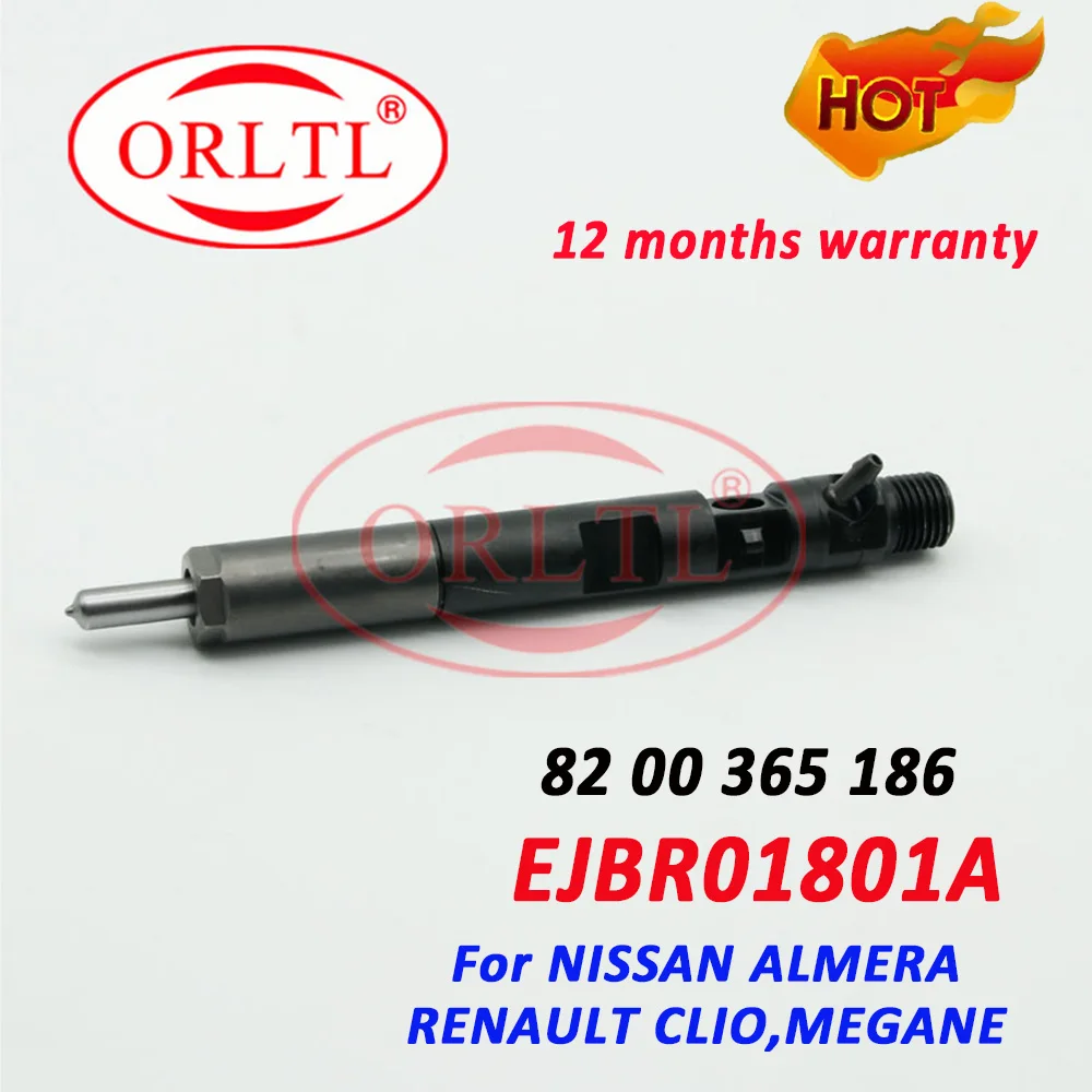 

Diesel Injector EJBR01801A 8200365186 Common Rail Assembly EJBR 01801A Fuel Injection Nozzle For NISSAN RENAULT Euro 3