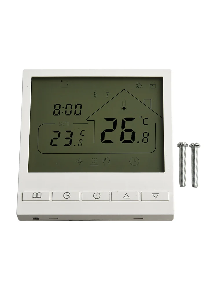 Sleek Design Digital Programmable WiFi Thermostat Enhancing User Experience While Managing For Underfloor Heat Effectively