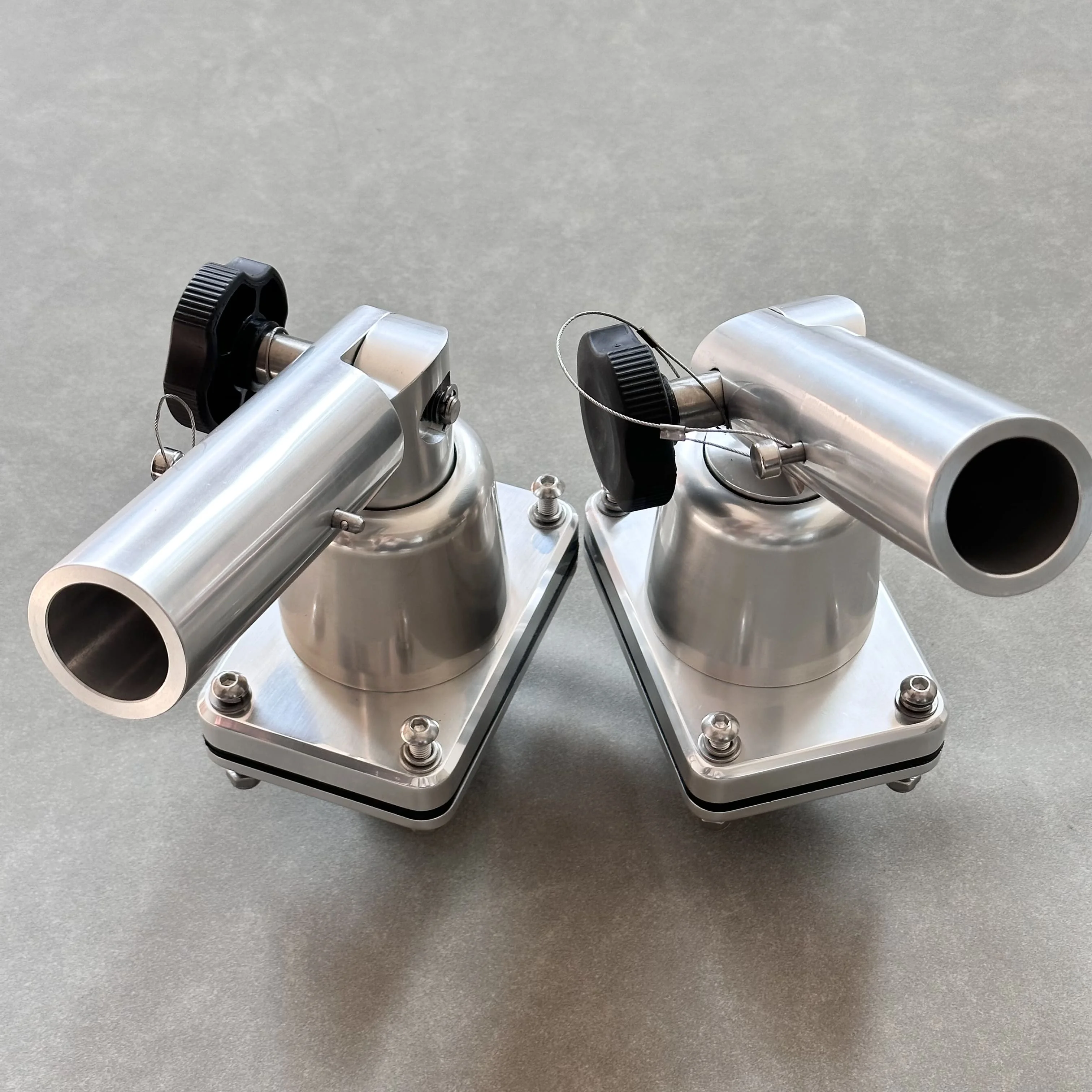 Adjustable Aluminum Fishing Rod Holder For Boat Marine Fishing Accessories Heavy Duty Rod Rack Mount Bracket