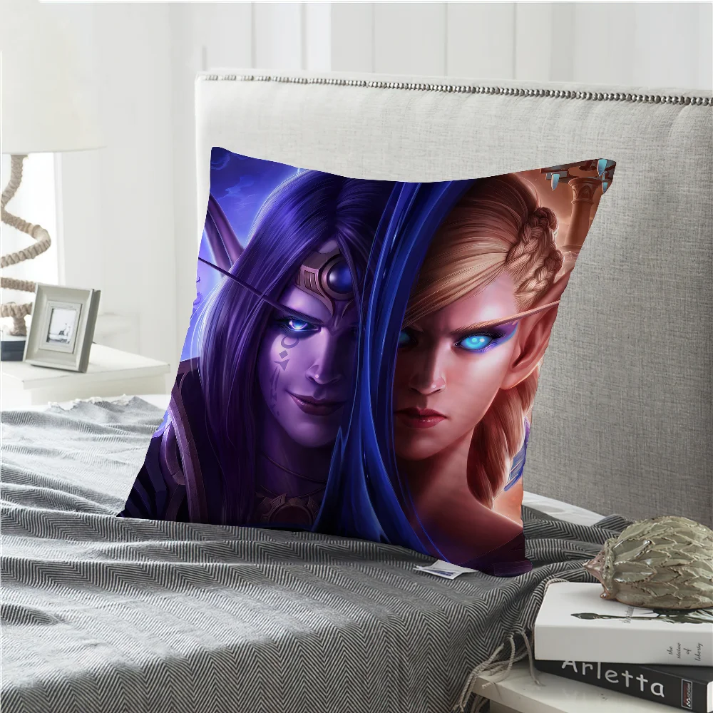 Warcrafts of World WOW Game Pillow Case Sofa Decorative Home Printing Cushion Cover