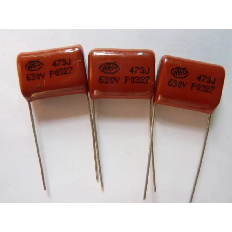 10pcs/50pcs/100pcs CBB 473 630V 473J CL21 0.047uF 47nF P15 Metallized Polypropylene Film Capacitor