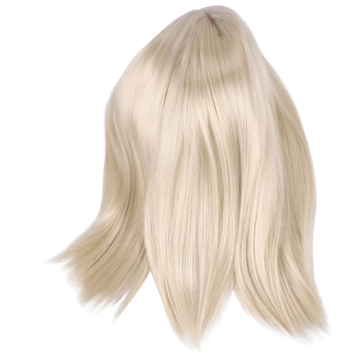 Front Lace Wig in European and American Style Female Center Parted Long Hair Long Straight Hair Wig Chemical Fiber Wig