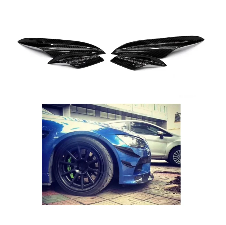 

Auto Body Systems Front Bumper Fins For BMW 3 Series E90 Front Bumper Carbon Fiber Canards 2005-2012