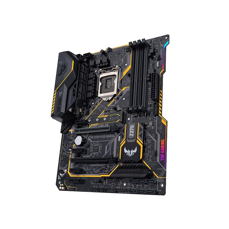ASUS TUF Z370-PLUS GAMING Z370 LGA 1151 Placa-mãe LGA 1151 para i7-8700K i5-8600K i7-9700K CPU DDR4 M.2 HDMI Gaming Mainboard