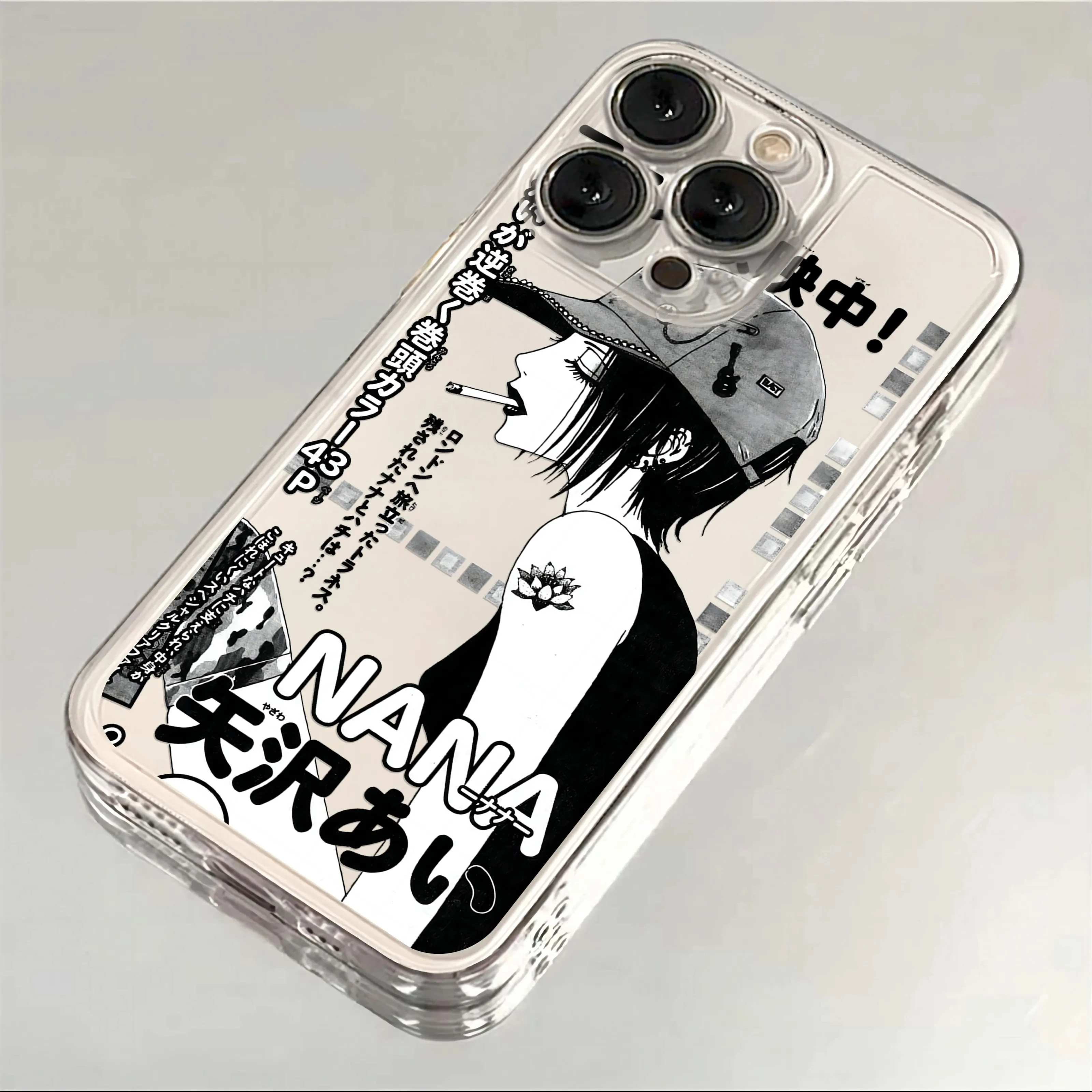 Anime Nana Osaki Line Phone Case For Samsung S24 S23 S22 S21 S20 S10 FE Note20 Plus Ultra Lite 5G Clear TPU Cover