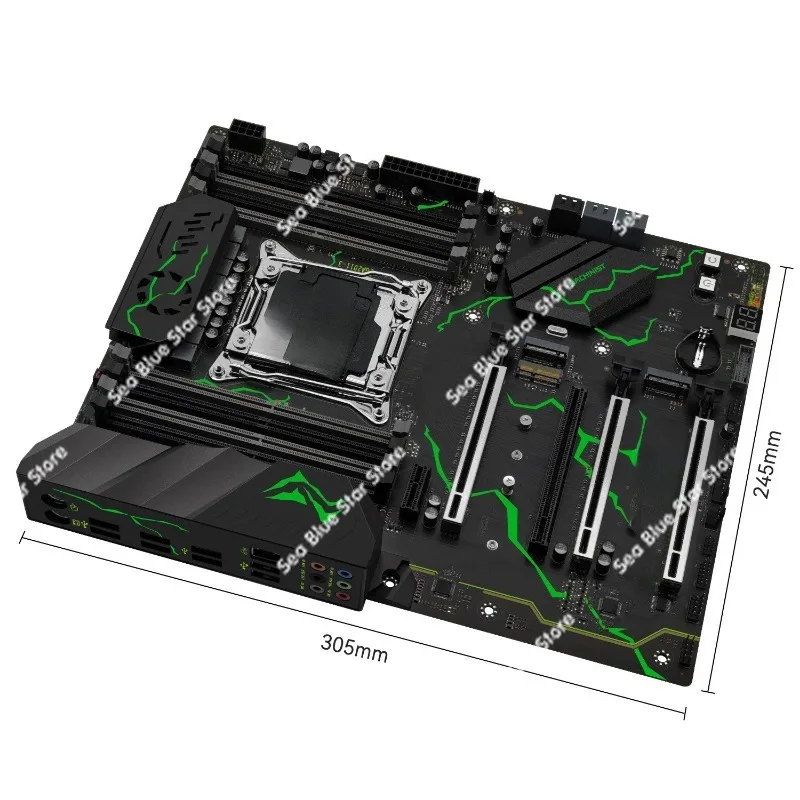 Новая материнская плата для компьютера X99 MR9S с поддержкой TPM2.0, LGA 2011-3, DDR4, PCIE3.0