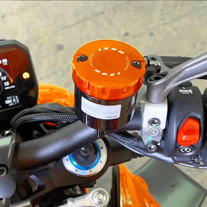 Aluminum Motorcycle Front Rear Brake Fluid Reservoir Cap For KTM 1390 Super Duke R GT Evo 1390 SAS 1390 Super Adventure R S Evo