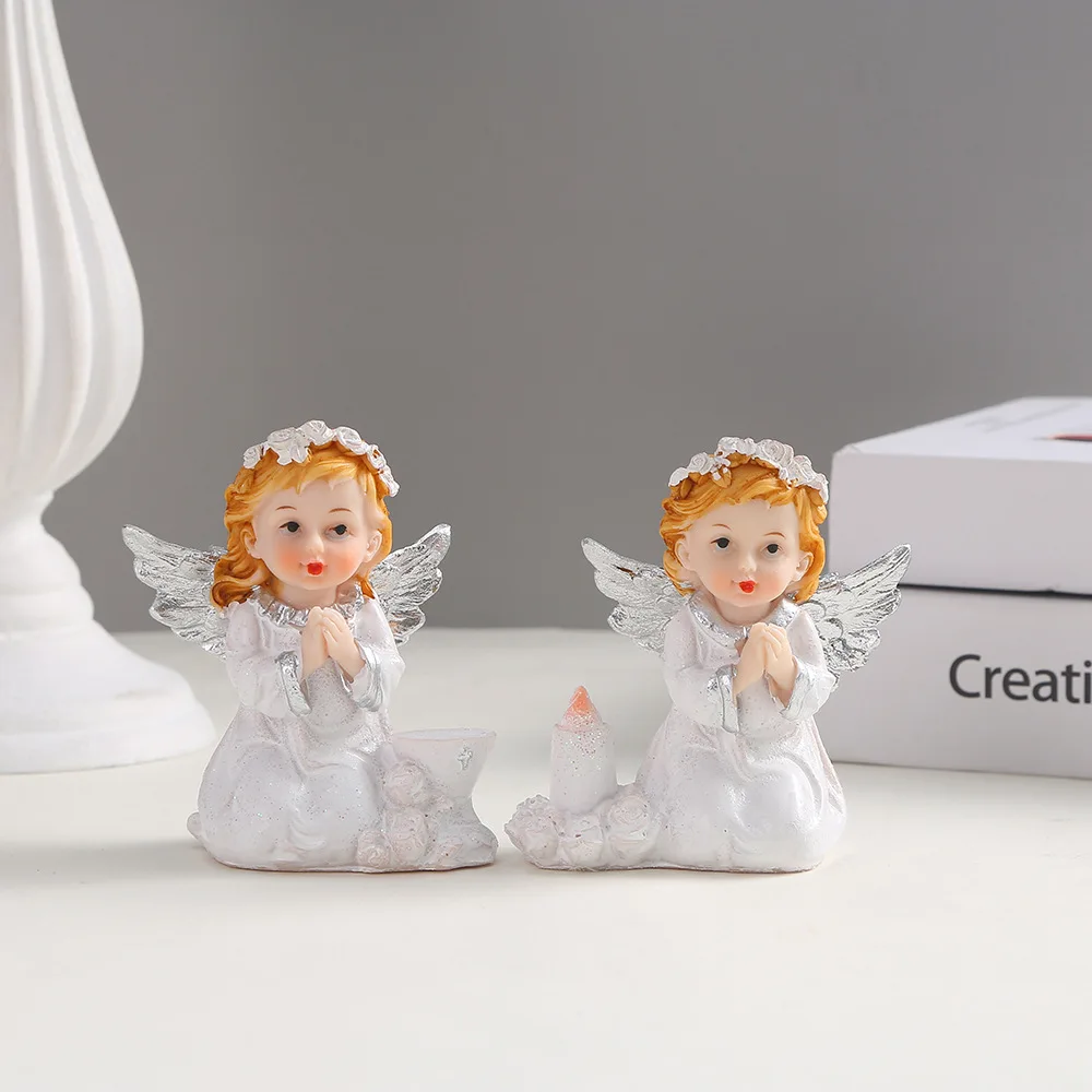 

Angel Flower Fairy lovely warm pastoral resin garden crafts decorative ornaments