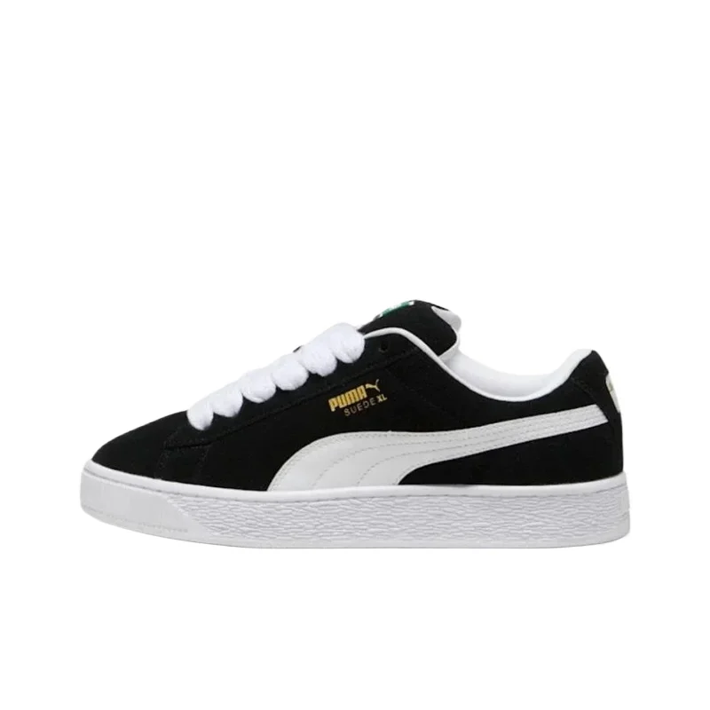 Scarpe da skateboard classiche da donna in pelle scamosciata Puma XL nere bianche da uomo Scarpe da ginnastica unisex versatili retrò 395205 -02