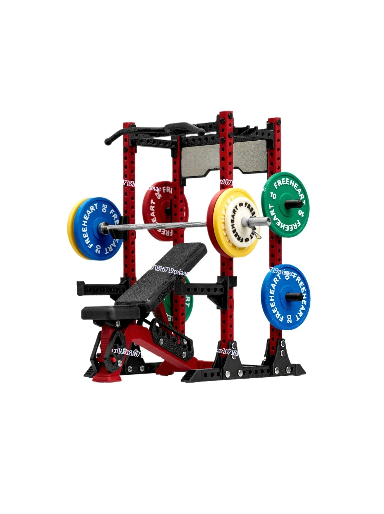 · FREEHAERT · Original squat rack barbell ornament creative table fitness tide play figure birthday gift
