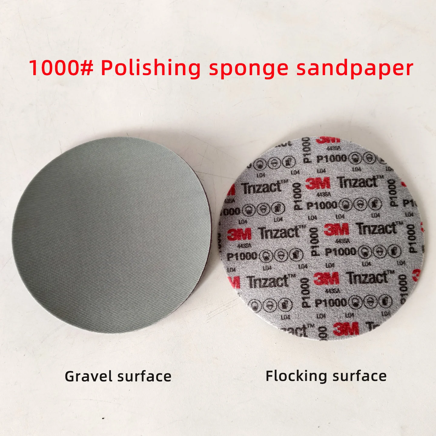 

3M Pyramid Sanding Disc 02090 Sponge Sandpaper P1000 Automotive Detailing Paint Polishing Disc 6-inch Round Disc