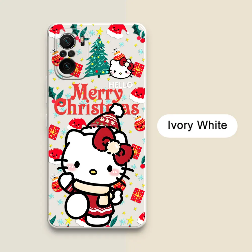 

Cute Hello Kitty Christmas Case For Xiaomi Poco X7 F7 M7 X4 X5 F6 M6 Pro 5G X3 Mi 11 10T 11T 12T 13T 14T 15T Pro 15 Phone Cover