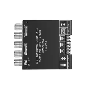 ZK-TB21 Subwoofer amplifier Plate, Bluetooth 5.0, 50W * 2 + 100W 2.1 Channels, Low AMP, TPA3116D2 Audio 6 Main Sales Bluetooth sound amplifier - №6