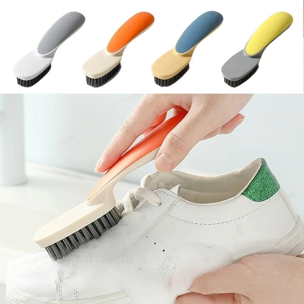 Durable Multifunctional Shoe Brush No Damage No Hair Loss Laundry Brush Long Handle Clean Brush