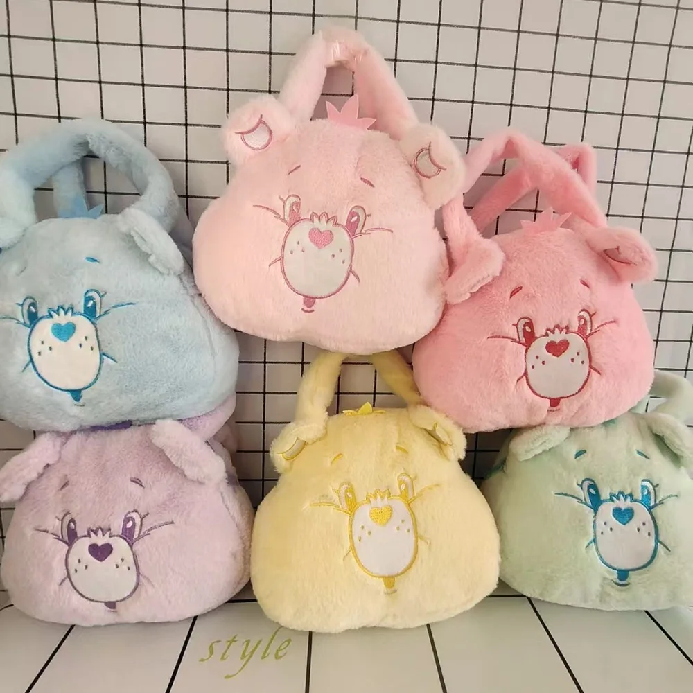

Care Bears Plush Kawaii Carebears Rainbow Bear Plush Anime Hobby Toy Backpack, Plush Backpack Christmas Birthday Gifts