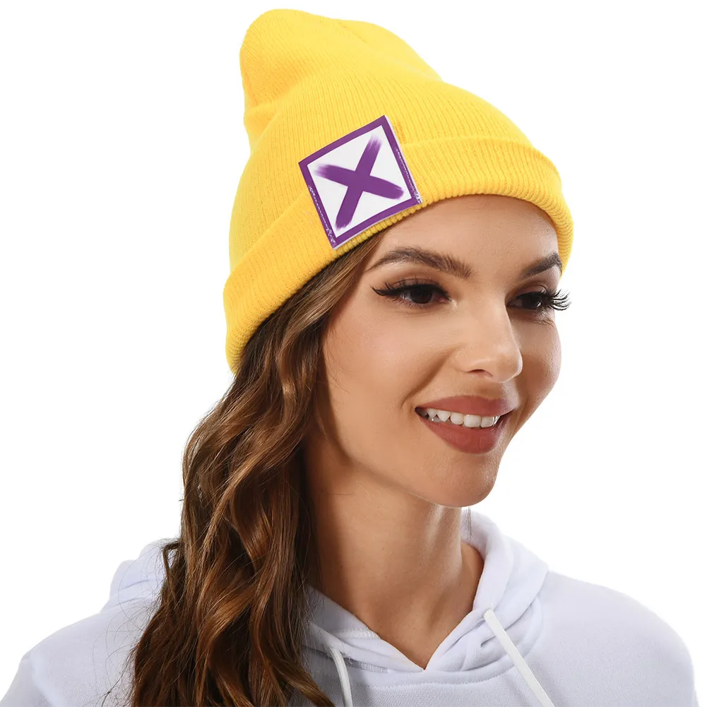 Killjoy Cosplay Hut Spiel Valorant Cosplay Kostüm Zubehör Frauen Roleplay Fantasia Warme Weiche Gestrickte Hut Frauen Mädchen Skullies