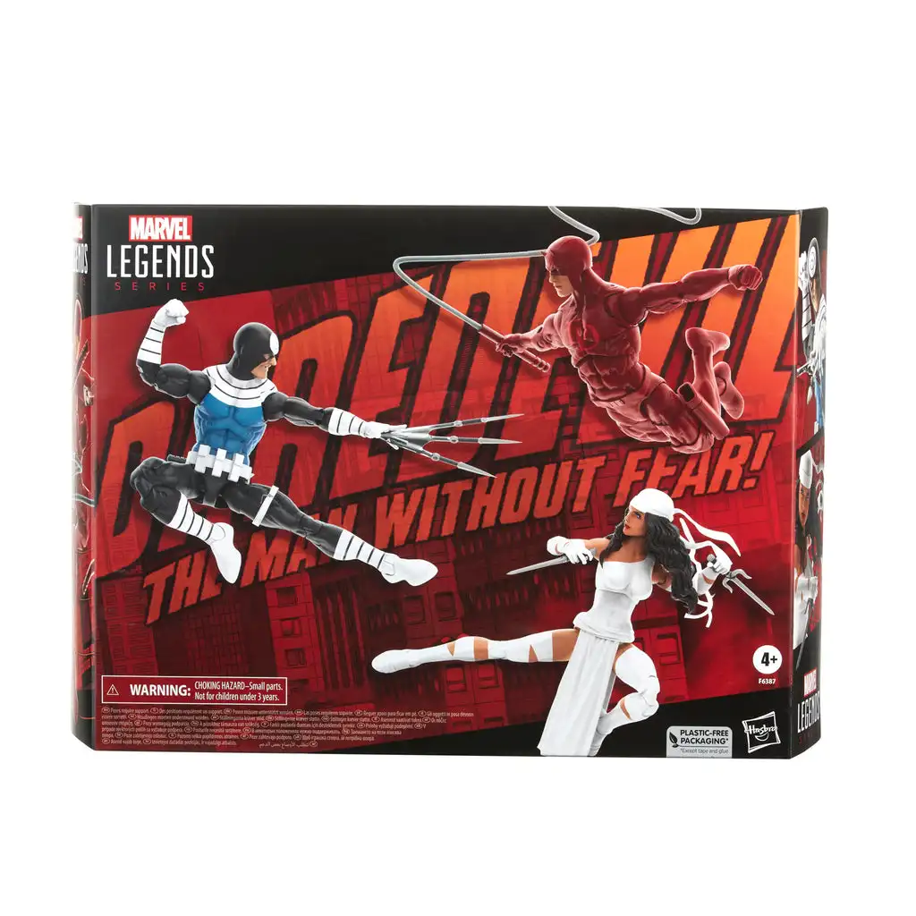 Marvel Legends Daredevil Bullseye Elektra 3-Pack 6 "figura de acción