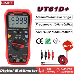 UNI-T UT61B UT61D UT61E Plus Digital Multimeter True RMS Auto Range Handheld Professional Voltmeter Multimeter  Electric Tester