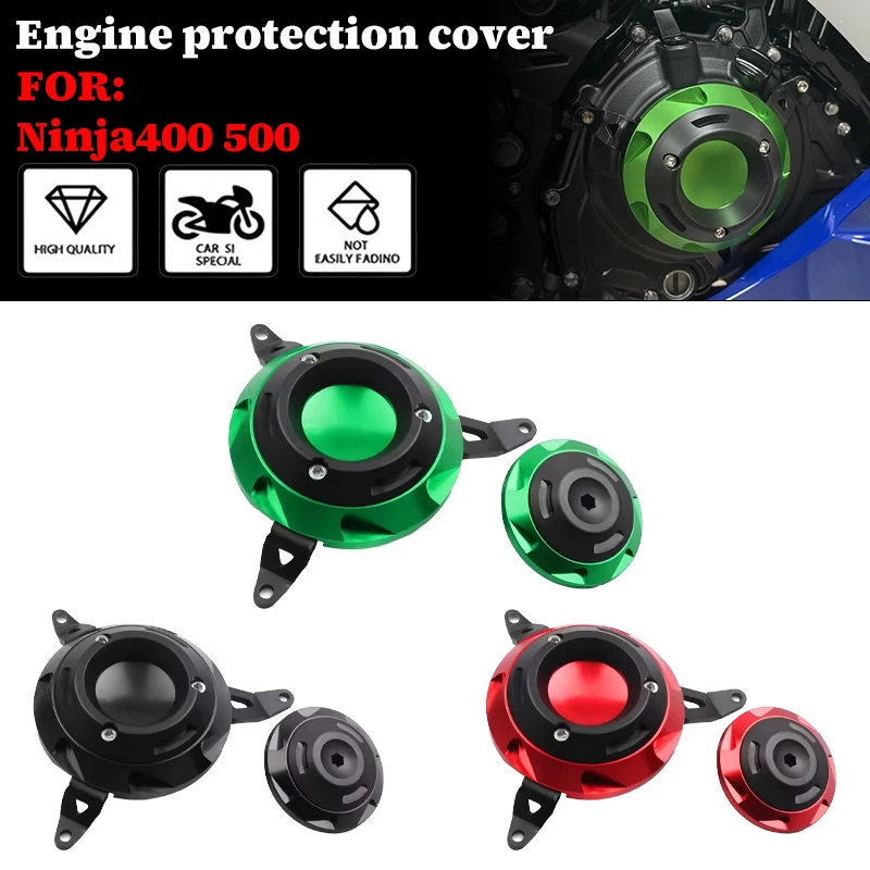 

Motorcycle CNC Engine Protective Cover Fairing Guard Sliders Crash Pad For Ninja500 Z500 Ninja400 Z400 ninja400 500 z400 z500