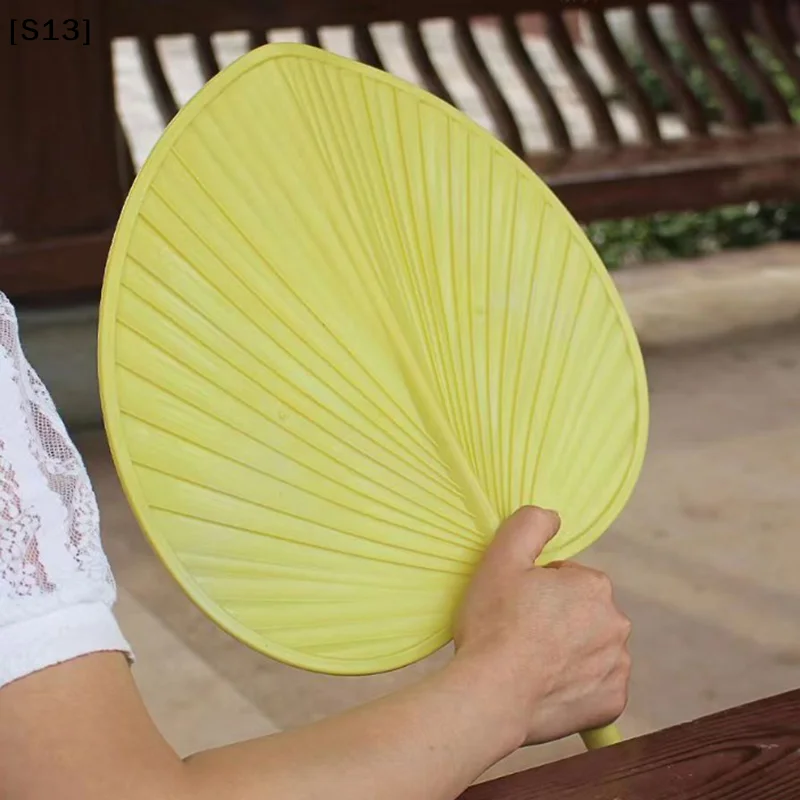 1/5PCS Chinese Style Fan Retro Plastics Fan New Summer Cooling Hand Fan Art Cool Leaf Fan Home Decorations