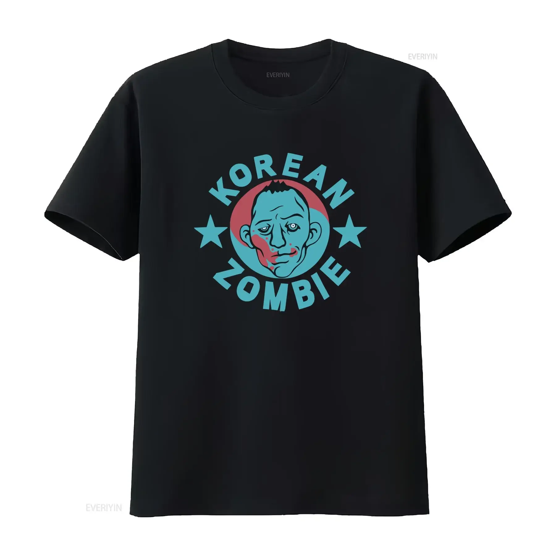 Korean Zombie Chan Sung Jung Print T Shirt for Men Stylish and Unique Design vintage Washed Versatile fashion streetwear