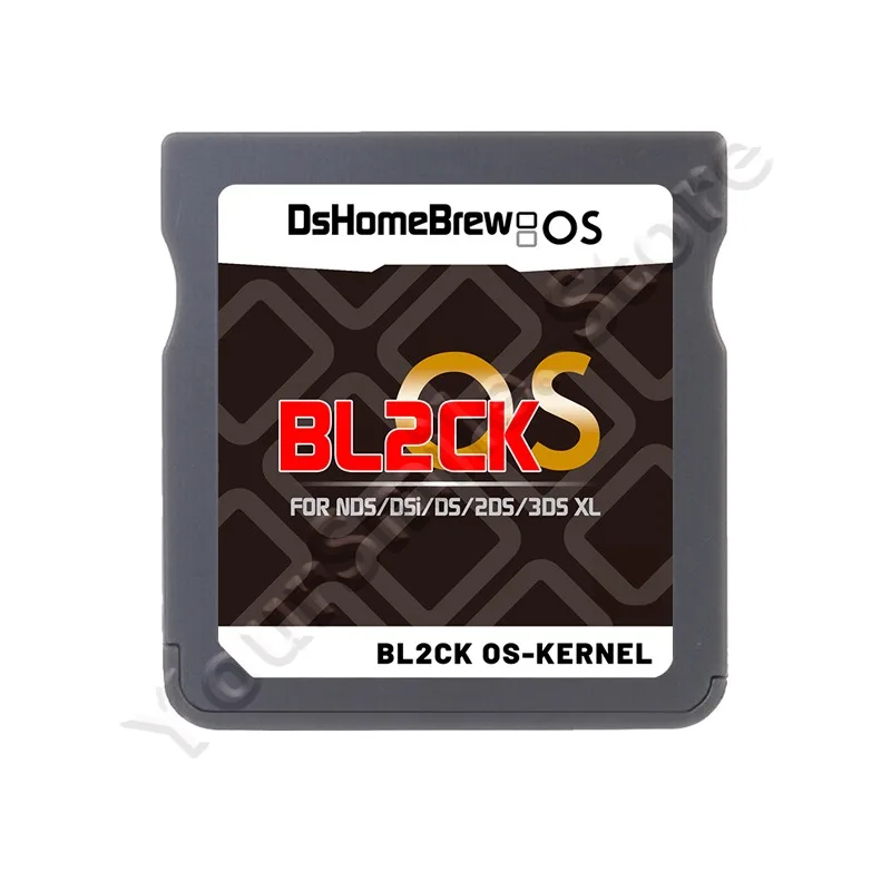 BL2CK OS Core NDS Game Card R4 New Silver and New White Card HK Silver  Reduced Version Burn Card