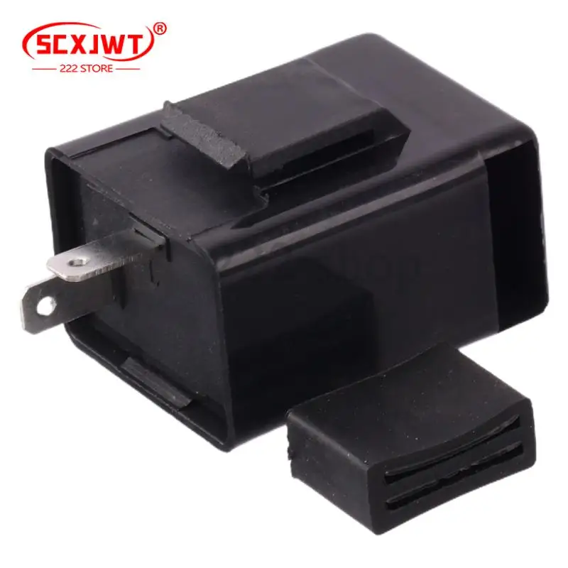 

Motorcycle Flasher Motorcycle LED Adjustable Turn Signal Flasher 12VTurn Signal Control Relay Lamp Controller Regulator