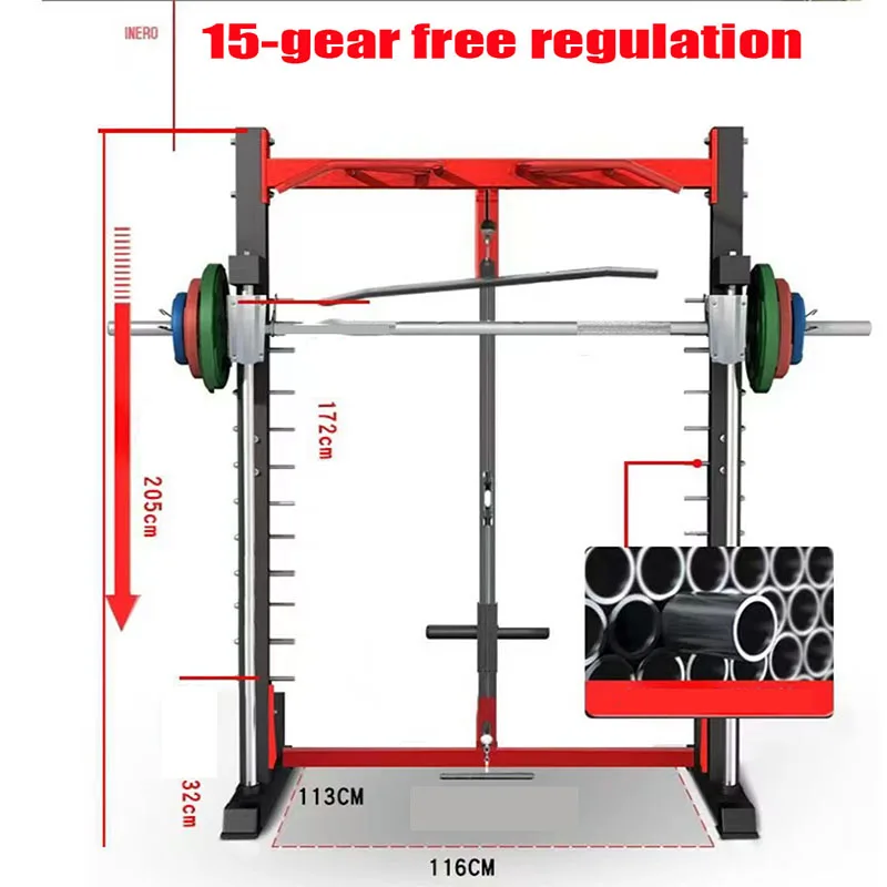 Strength Trainer Squat Frame, Load-Bearing, Push-up, Pull-up, Multi-Function, Covers an area of less than 2 square meters, 300kg