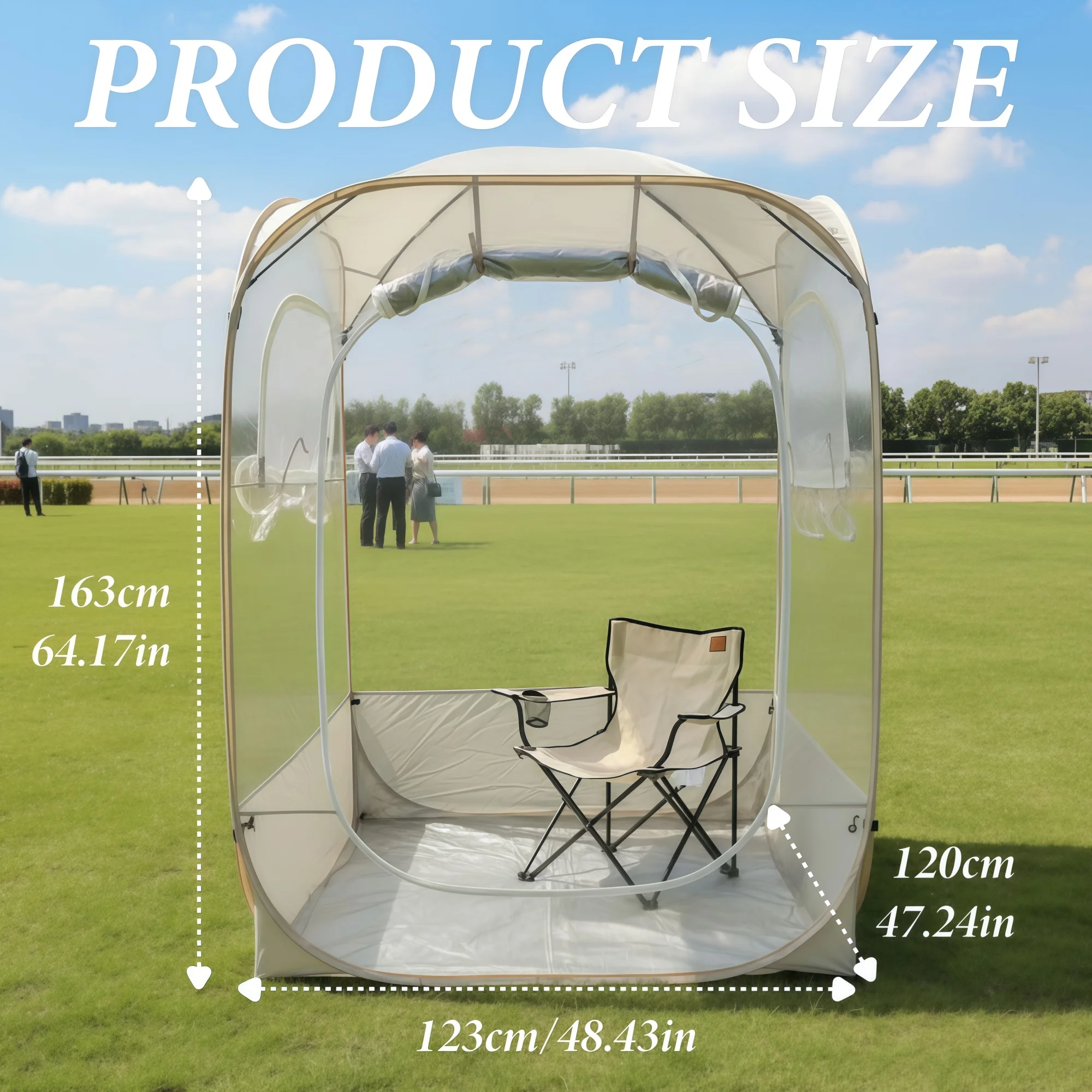 1 Pack Pop Up Clear Pet Shelter, Transparent Pet Play Tent, Portable Foldable Playpen for Cats Dogs Outdoor