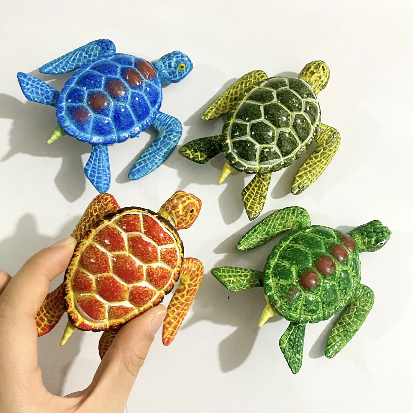 3d Cartoon Sea Turtle Fridge Magnets Kawaii Refrigerator Magnets Whiteboard Magnet Sticker Tourist Souvenir Decorative Refrigera