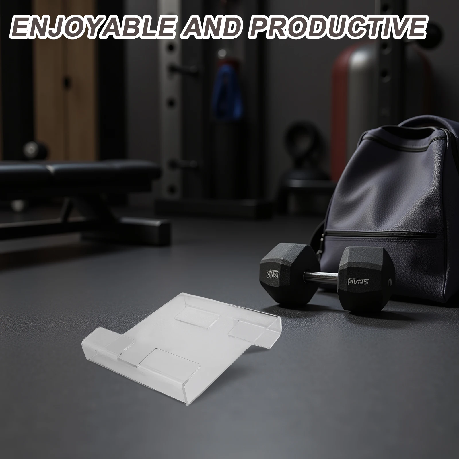 

Fitness Bike Reading Rack Acrylic Clear Holder for Tablets Magazines Books Exercise Bike Phone Mount Phone Holder for Bikes