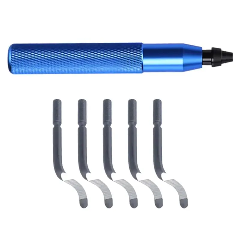 B97A-Edge Burr Removal Reamer With 360 Degree Rotation Deburring Tool With BS1010 Accessories Tool Parts Kit