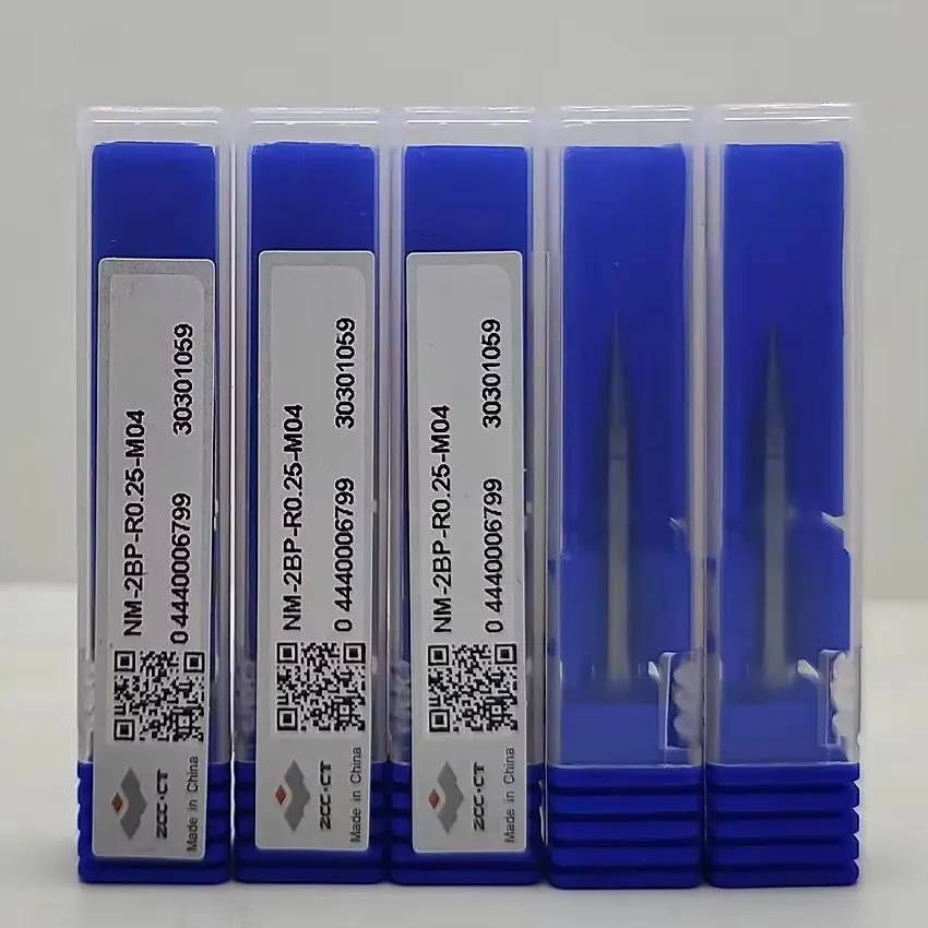 

NM-2BP-R0.25-M04/NM-2BP-R0.25-M06/NM-2BP-R0.3-M04/NM-2BP-R0.3-M06/NM-2BP-R0.3-M08 ZCC.CT NM-2BP 2-зубые концевые фрезы Шаровые фрезы