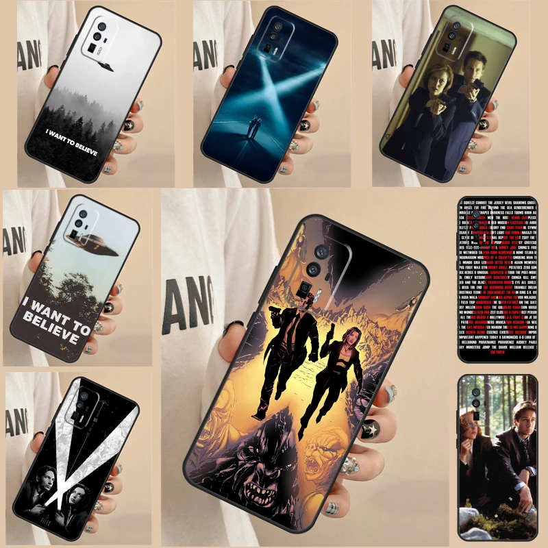 The X Files TV Series Case For Xiaomi 13 Pro 11T 12T 12 Lite 12X Cover For POCO F5 X3 X5 Pro M6 M5s F4 X4 GT F3